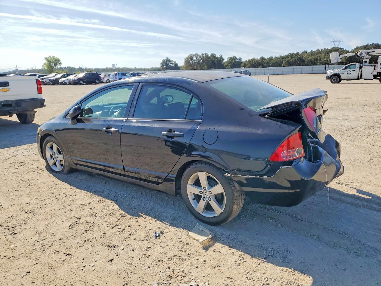 2008 Honda Civic Lx Black vin: 2HGFA16568H321579