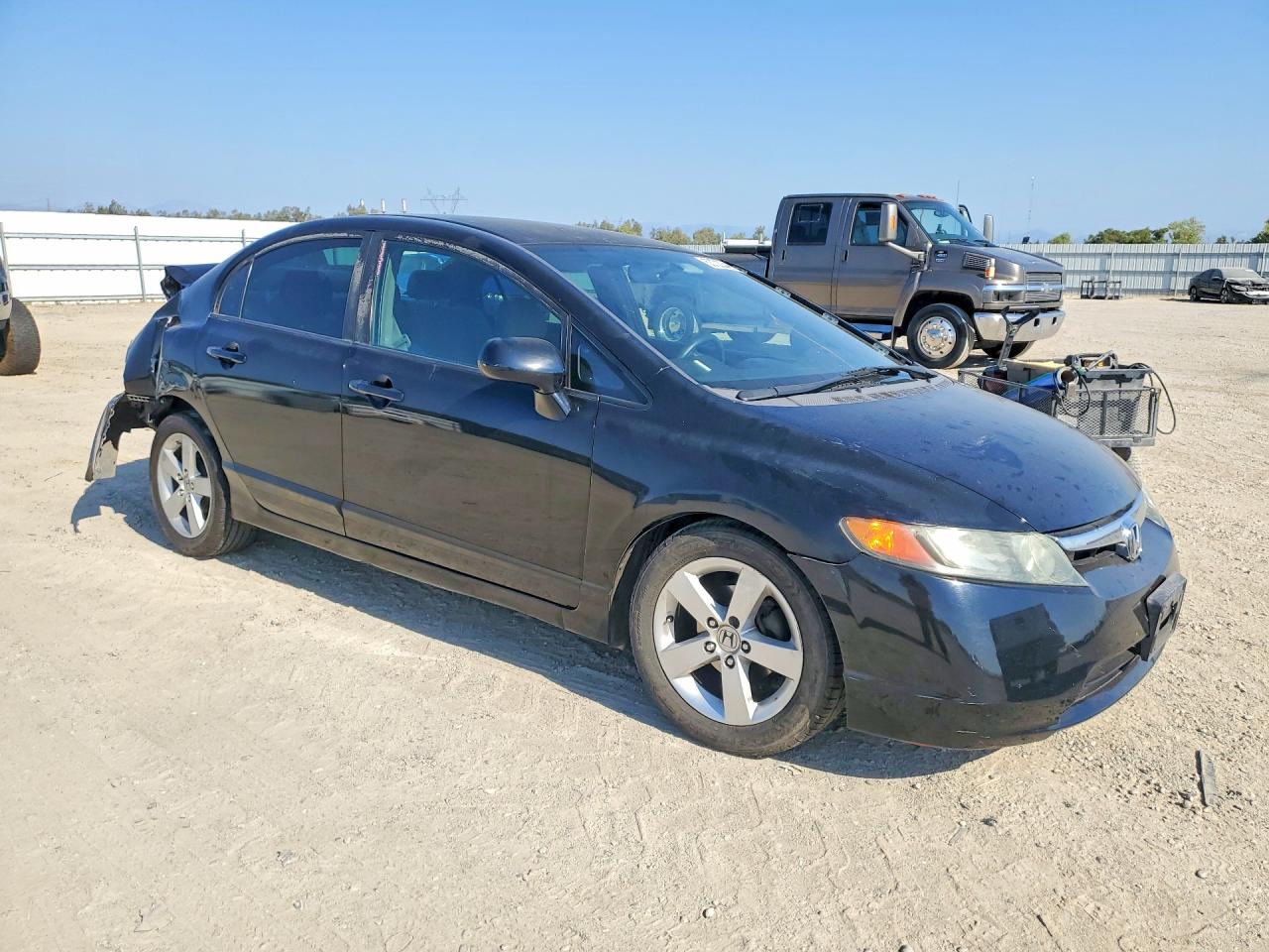 2008 Honda Civic Lx Black vin: 2HGFA16568H321579