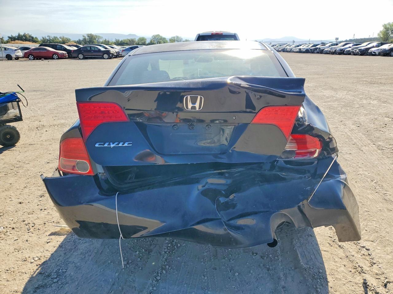 2008 Honda Civic Lx Black vin: 2HGFA16568H321579