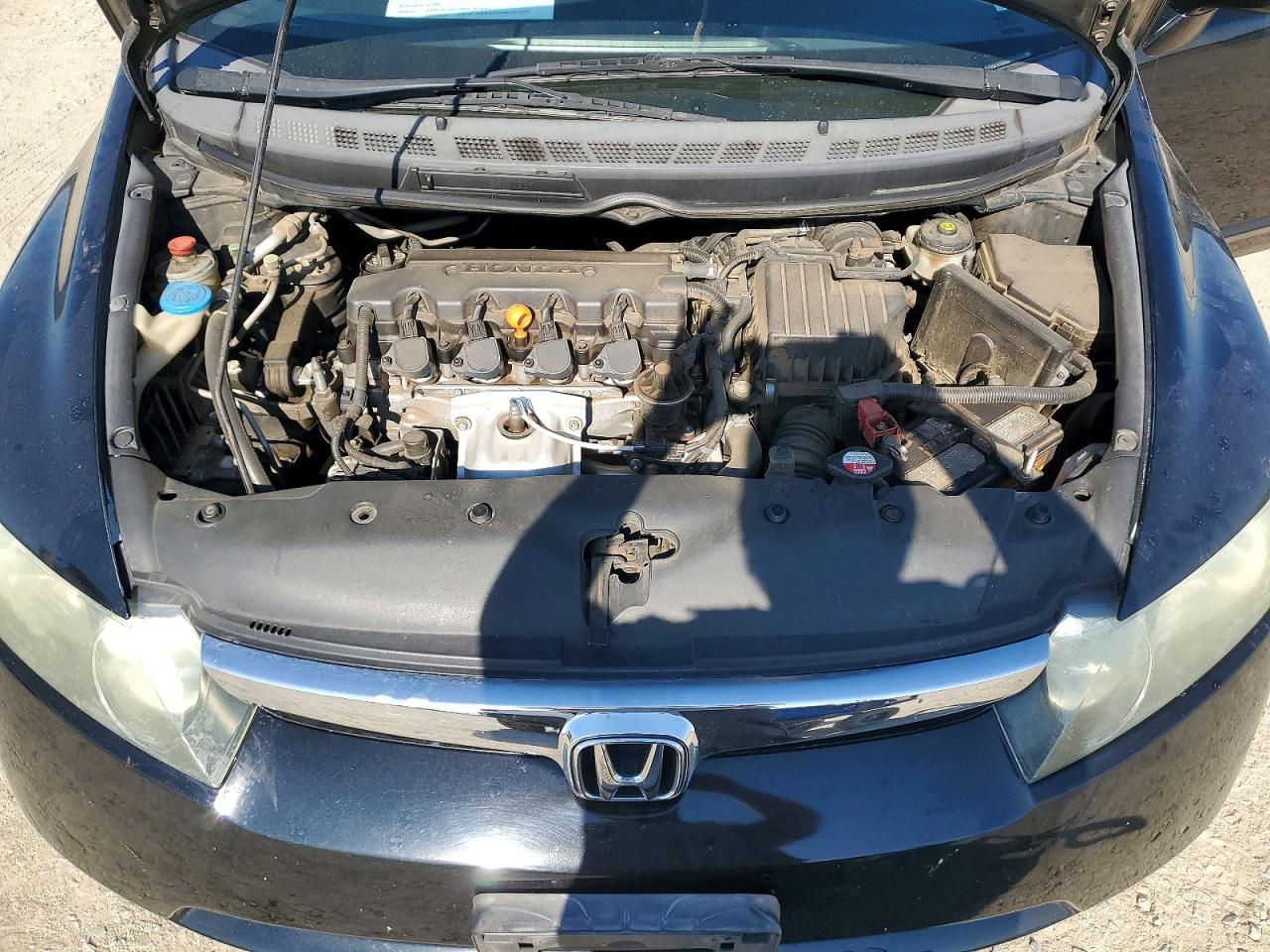 2008 Honda Civic Lx Black vin: 2HGFA16568H321579