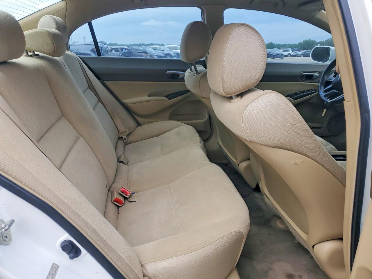 2008 Honda Civic Lx White vin: 2HGFA16568H333733