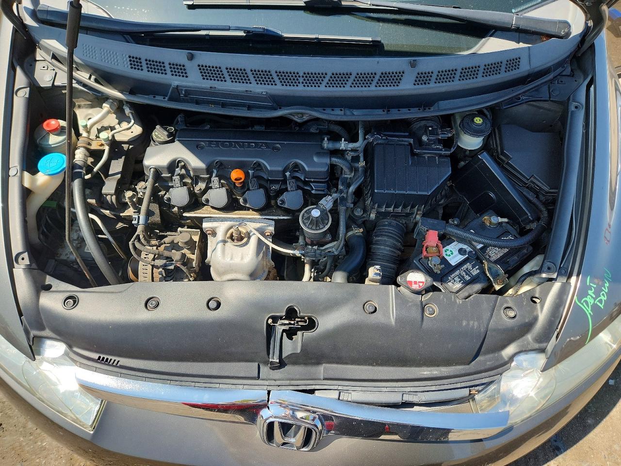 2008 Honda Civic Lx Gray vin: 2HGFA16568H345249