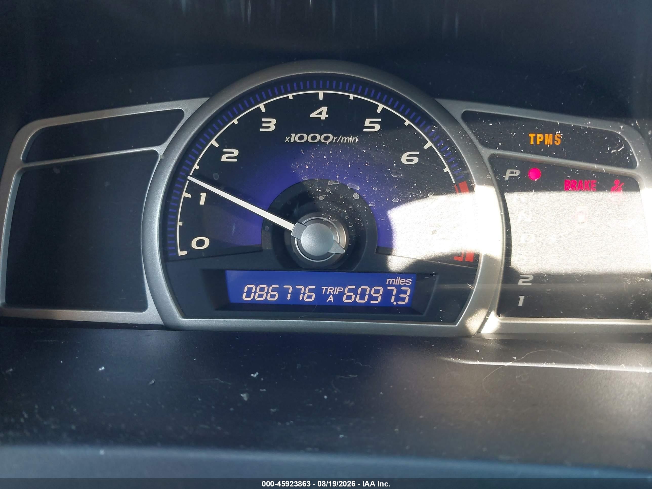 2008 Honda Civic Lx Gray vin: 2HGFA16568H349186