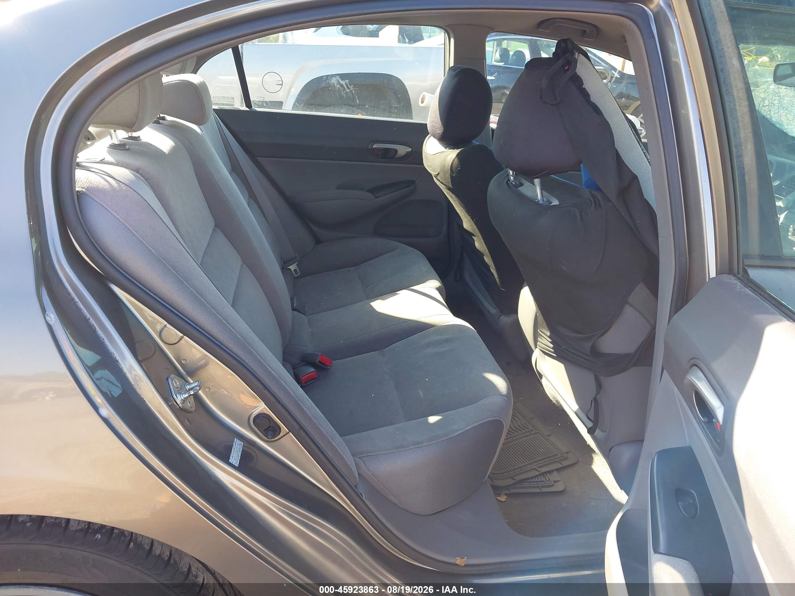 2008 Honda Civic Lx Gray vin: 2HGFA16568H349186