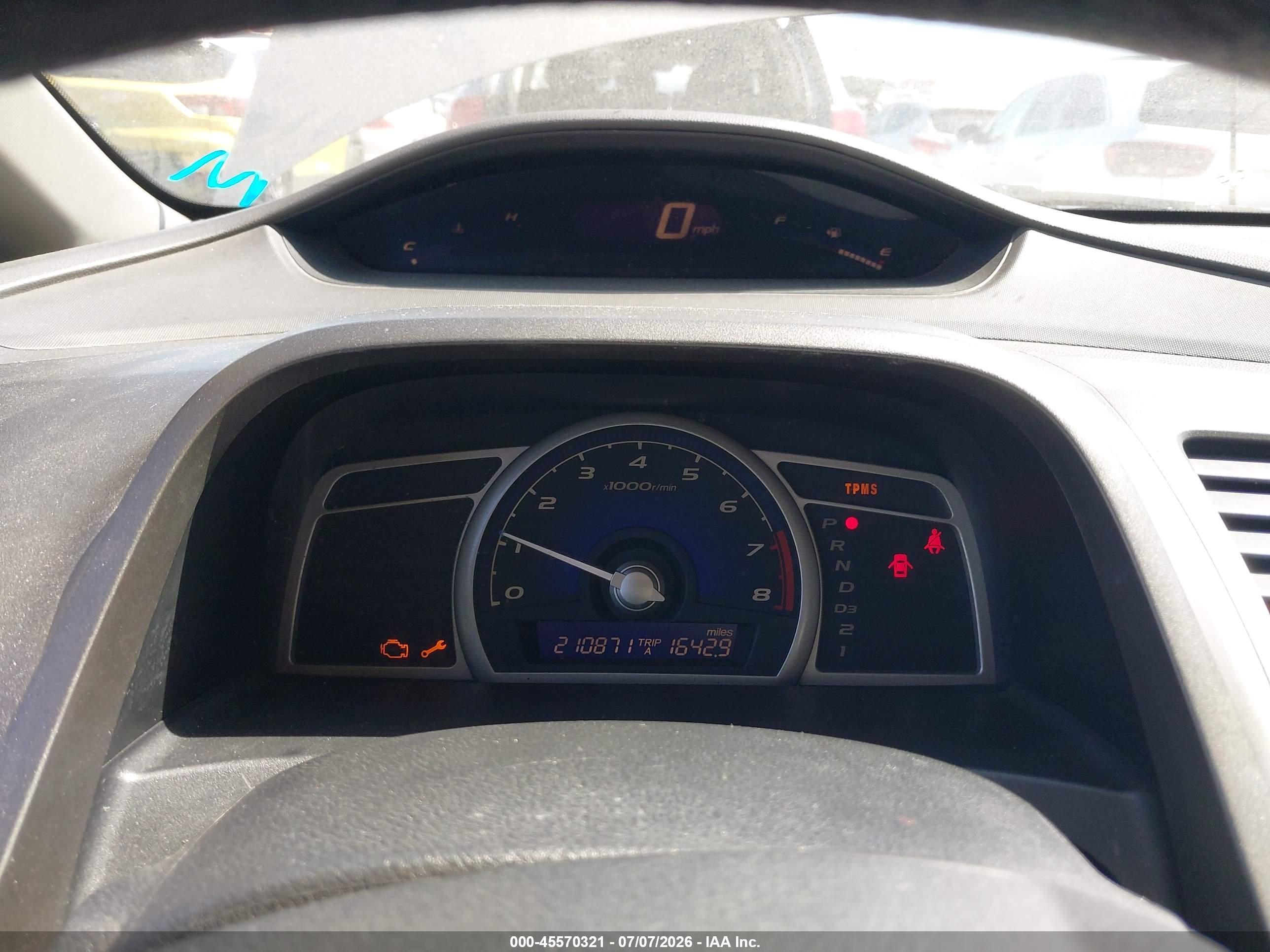 2008 Honda Civic Lx Gray vin: 2HGFA16568H349852