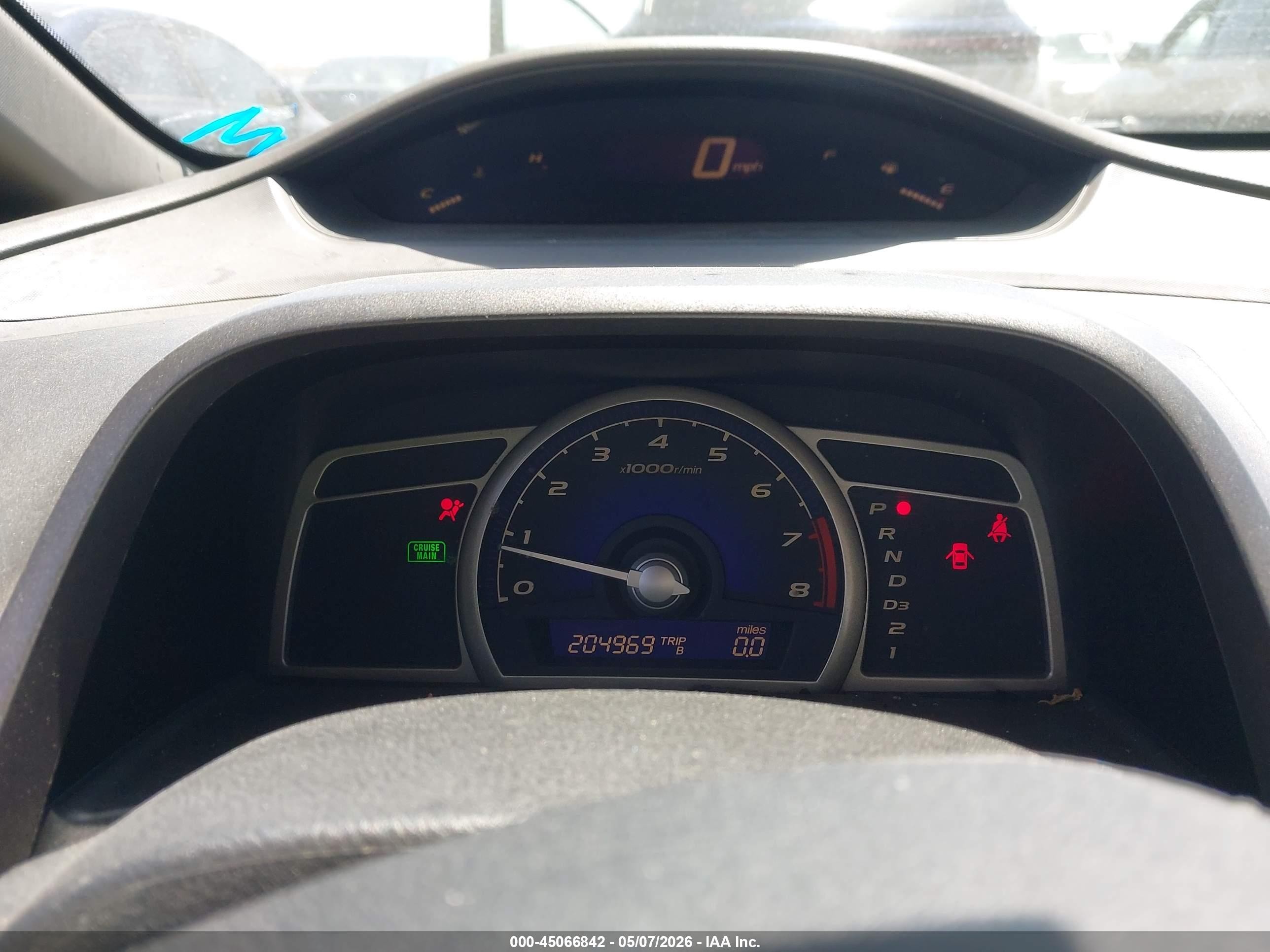 2008 Honda Civic Lx Gray vin: 2HGFA16568H354193