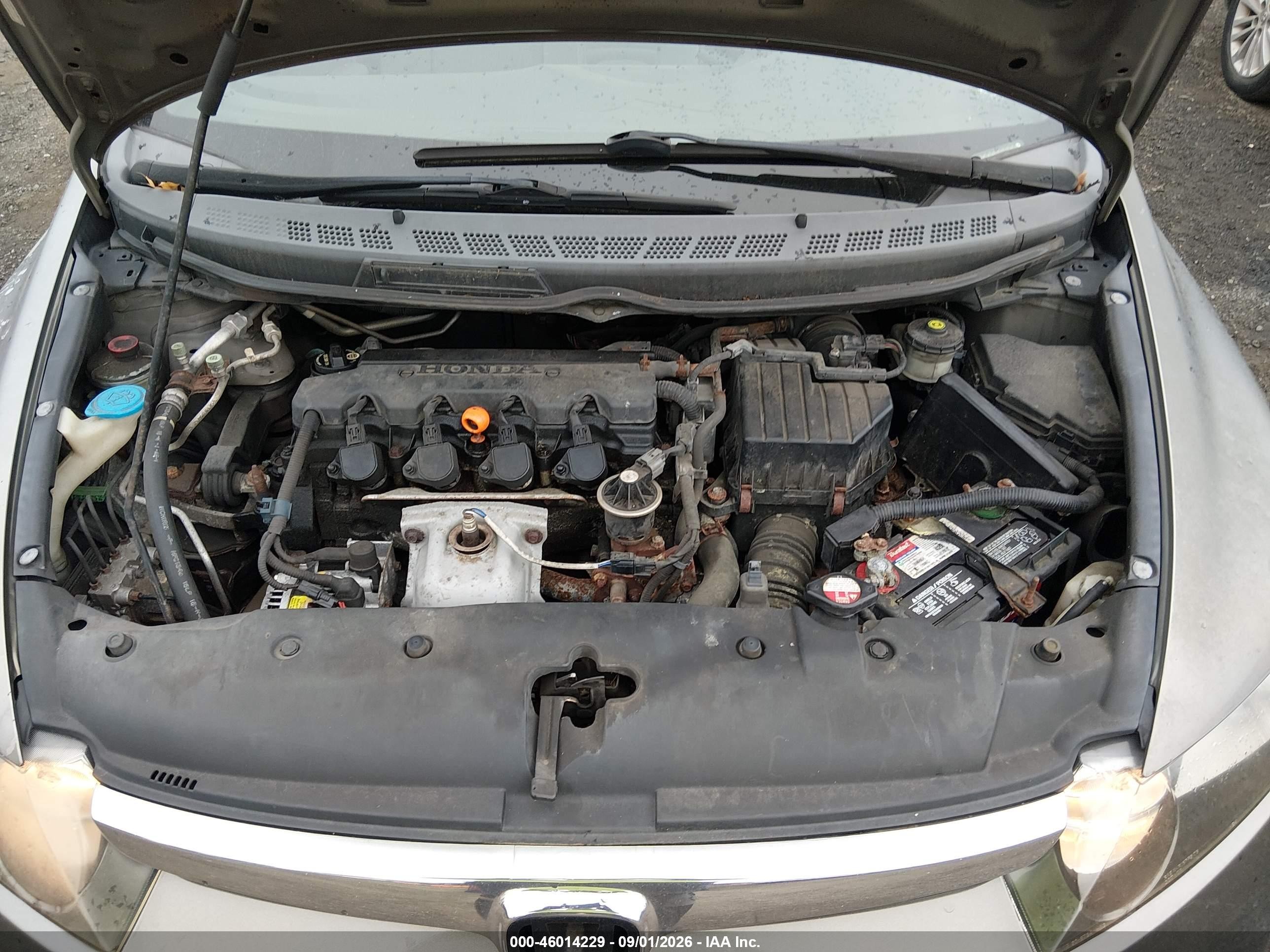 2008 Honda Civic Lx Серый vin: 2HGFA16568H510166