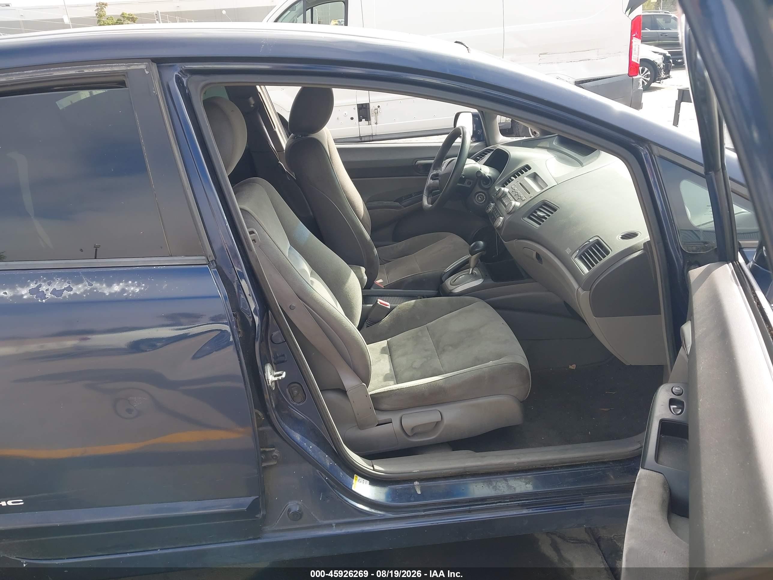 2008 Honda Civic Lx Синий vin: 2HGFA16568H524049