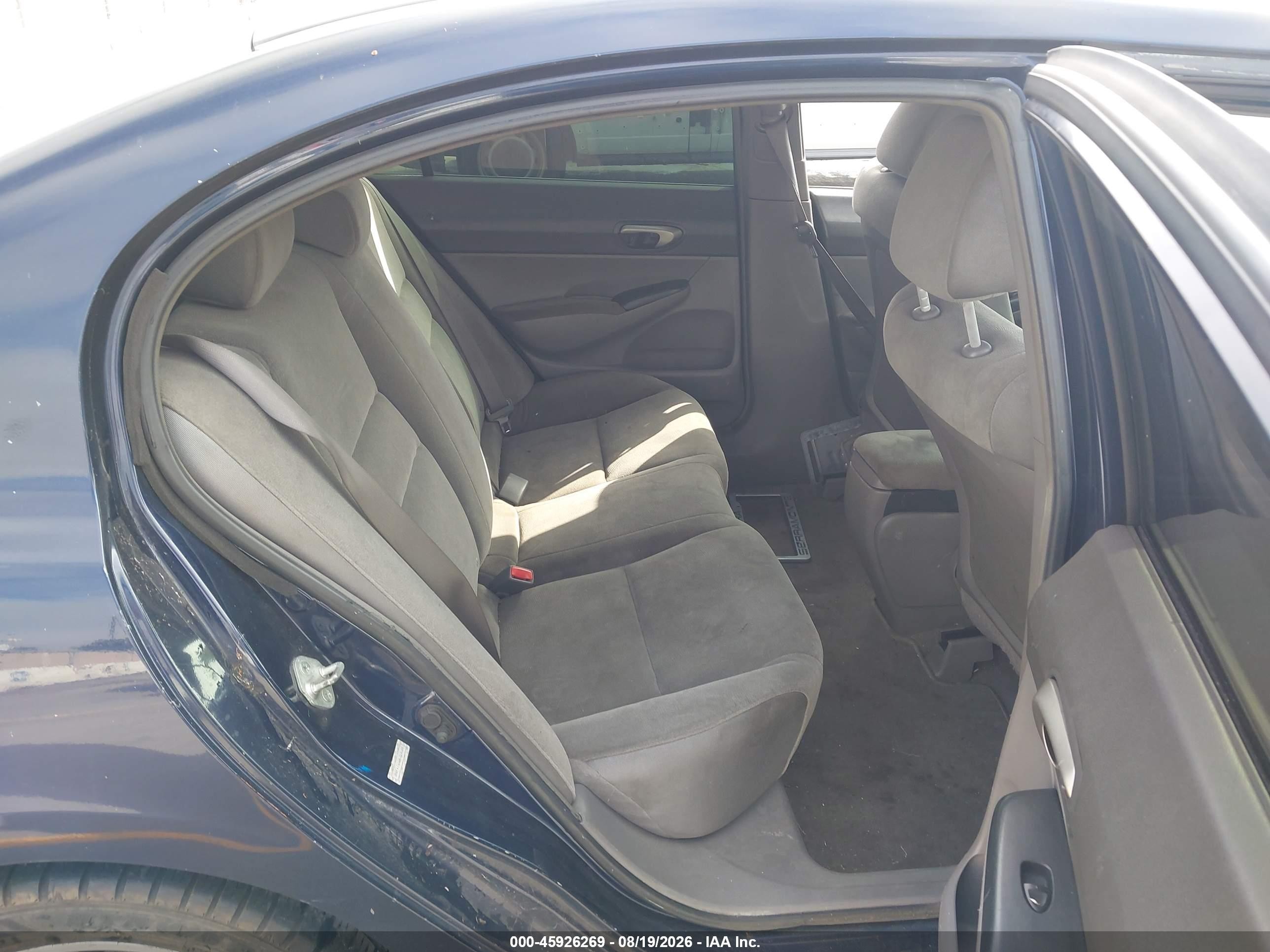 2008 Honda Civic Lx Синий vin: 2HGFA16568H524049