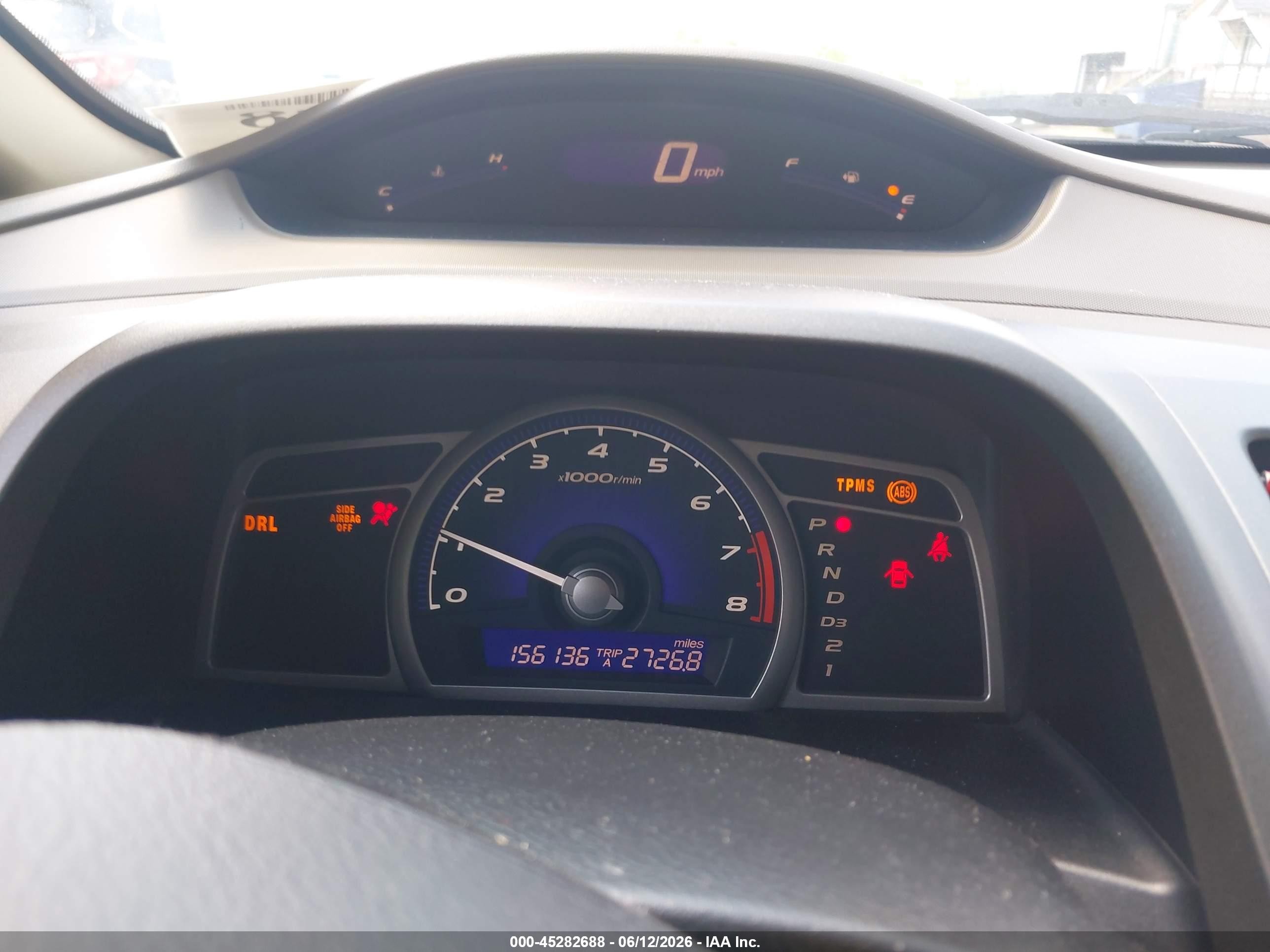 2008 Honda Civic Lx Burgundy vin: 2HGFA16568H528876