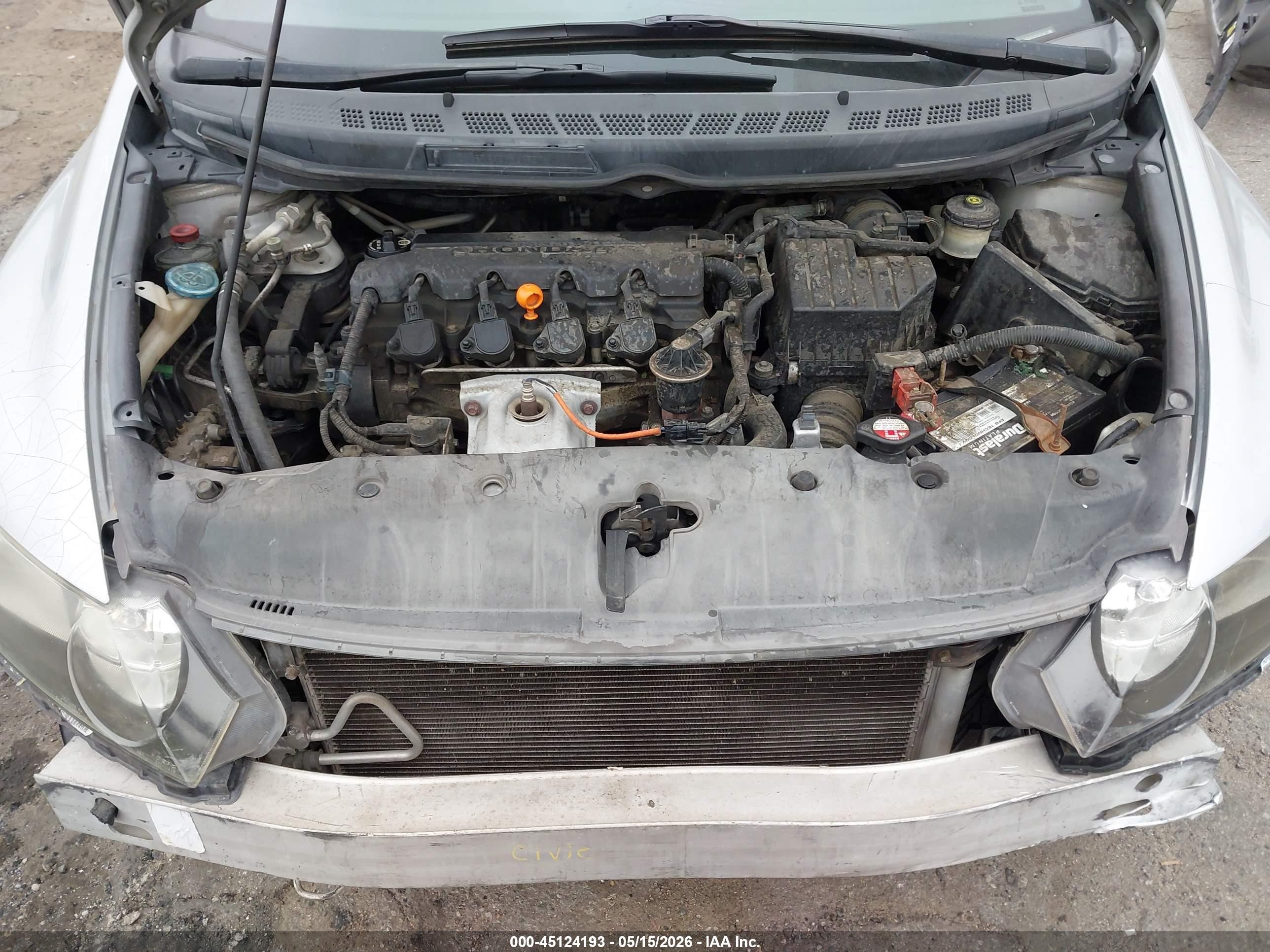 2009 Honda Civic Lx Silver vin: 2HGFA16569H308865