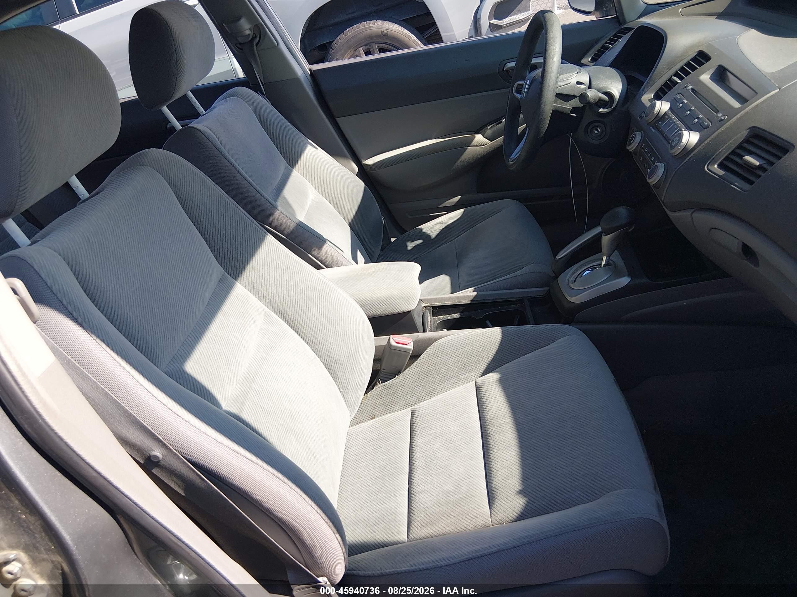 2009 Honda Civic Lx Gray vin: 2HGFA16569H309126