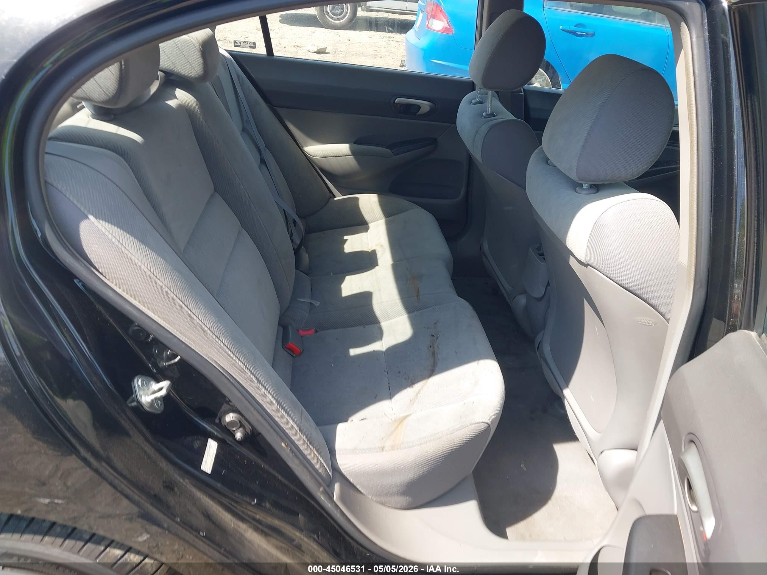 2009 Honda Civic Lx Black vin: 2HGFA16569H310163