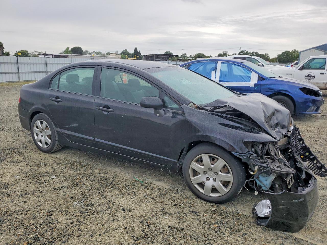2009 Honda Civic Lx Black vin: 2HGFA16569H311572