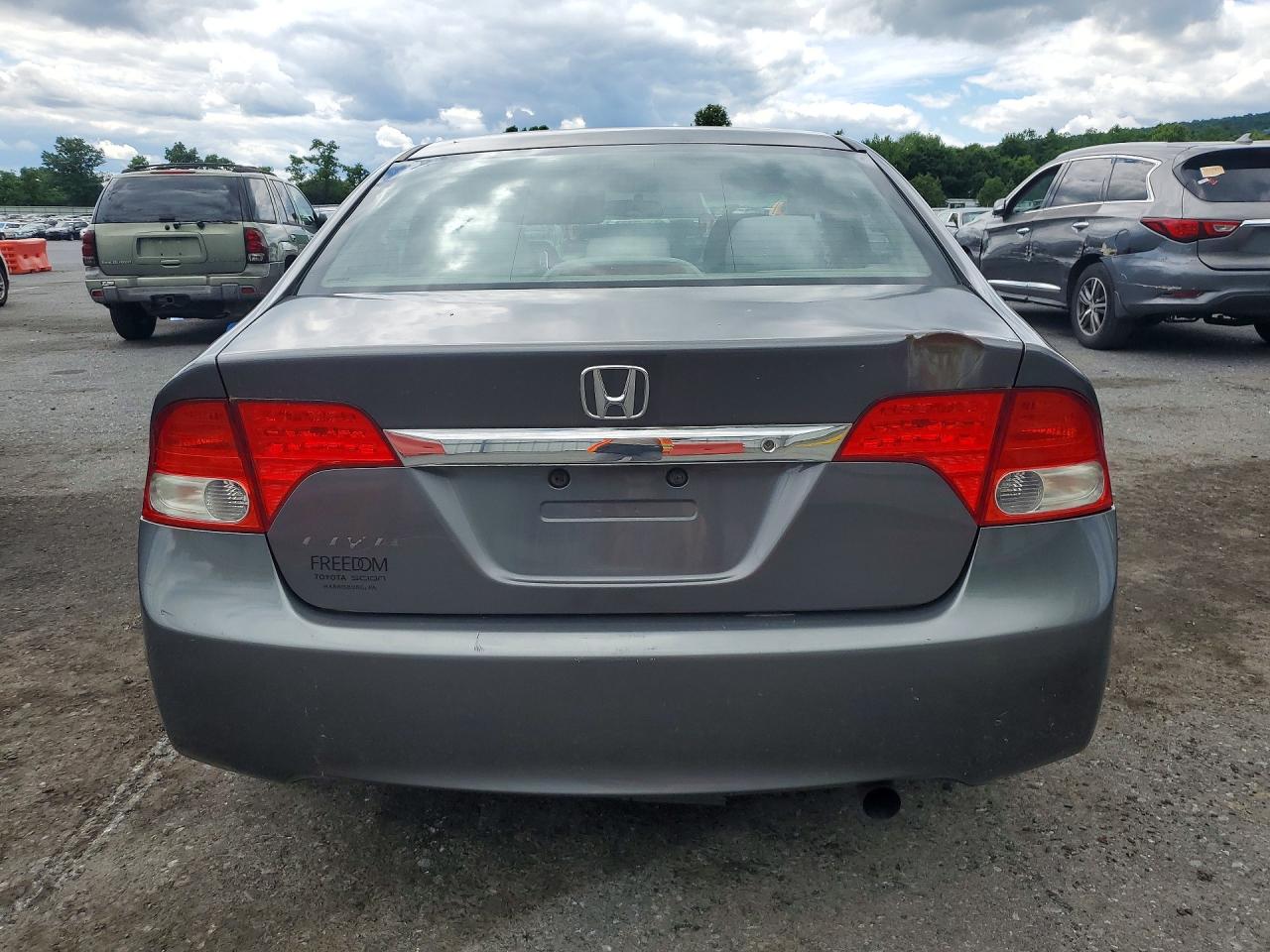2009 Honda Civic Lx Gray vin: 2HGFA16569H331515