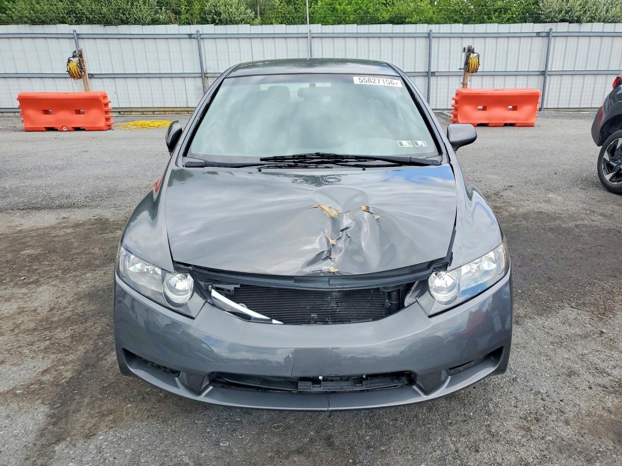 2009 Honda Civic Lx Gray vin: 2HGFA16569H331515
