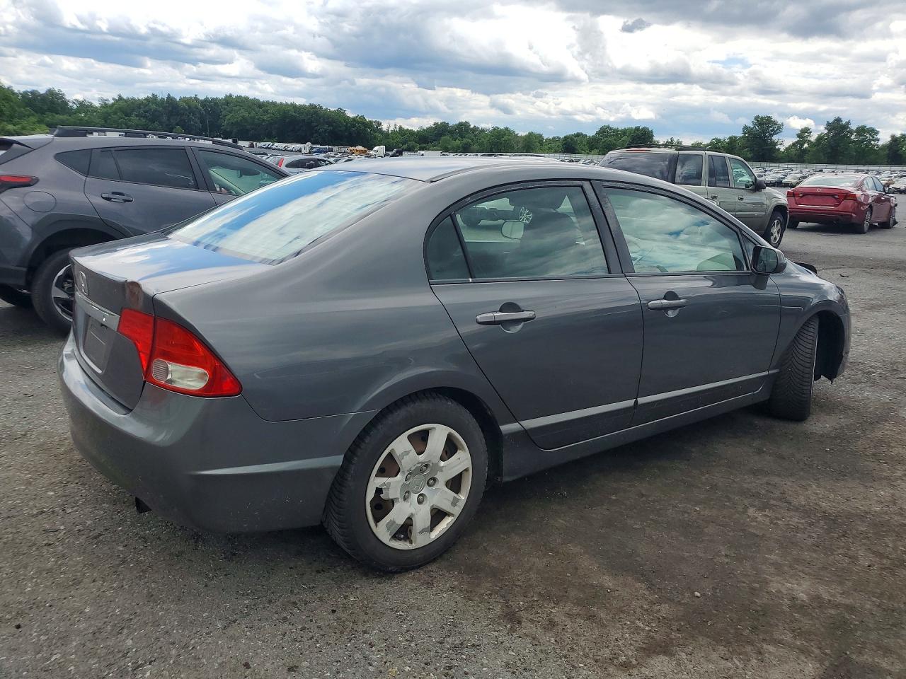 2009 Honda Civic Lx Gray vin: 2HGFA16569H331515