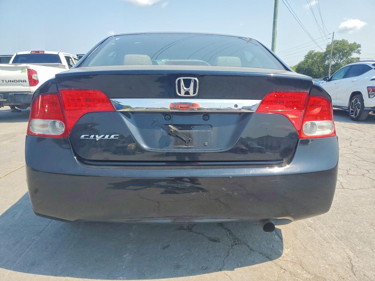 2009 Honda Civic Lx Black vin: 2HGFA16569H347195
