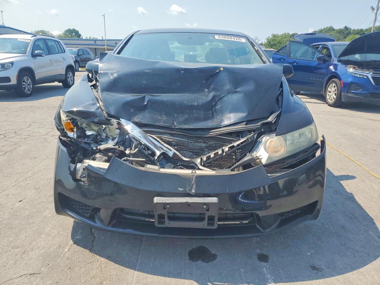 2009 Honda Civic Lx Black vin: 2HGFA16569H347195