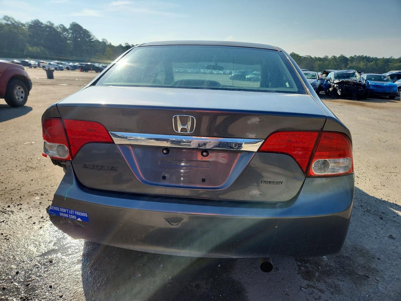 2009 Honda Civic Lx Gray vin: 2HGFA16569H352770
