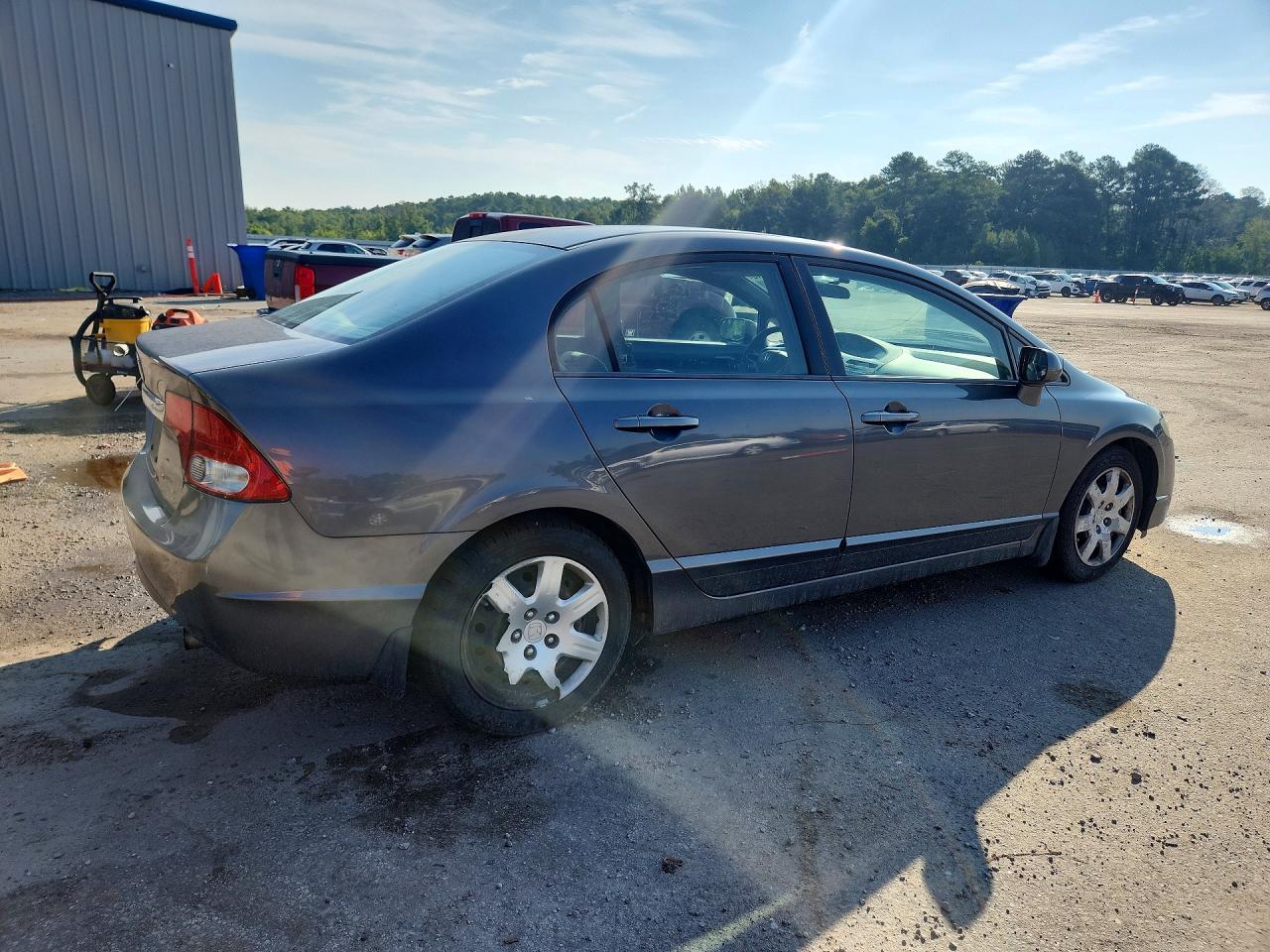 2009 Honda Civic Lx Gray vin: 2HGFA16569H352770