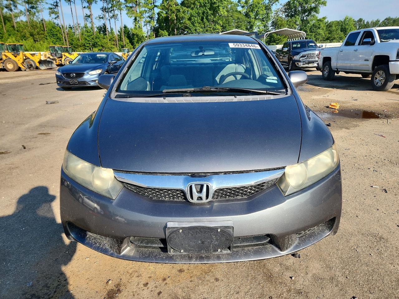 2009 Honda Civic Lx Gray vin: 2HGFA16569H352770
