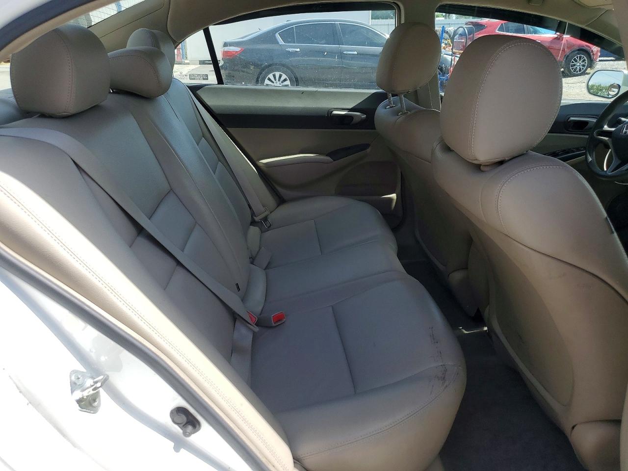 2009 Honda Civic Lx White vin: 2HGFA16569H356754