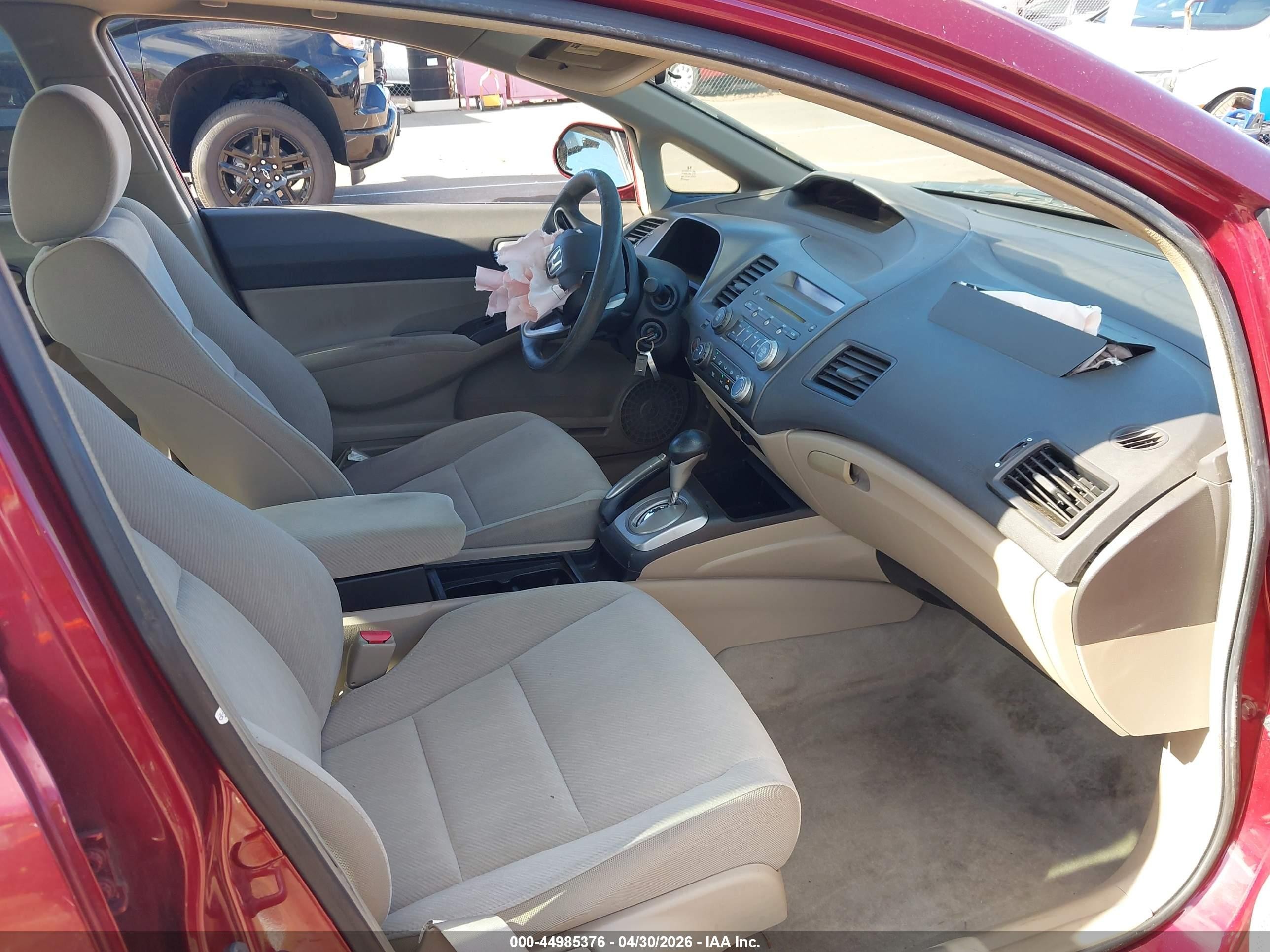 2009 Honda Civic Lx Красный vin: 2HGFA16569H358049