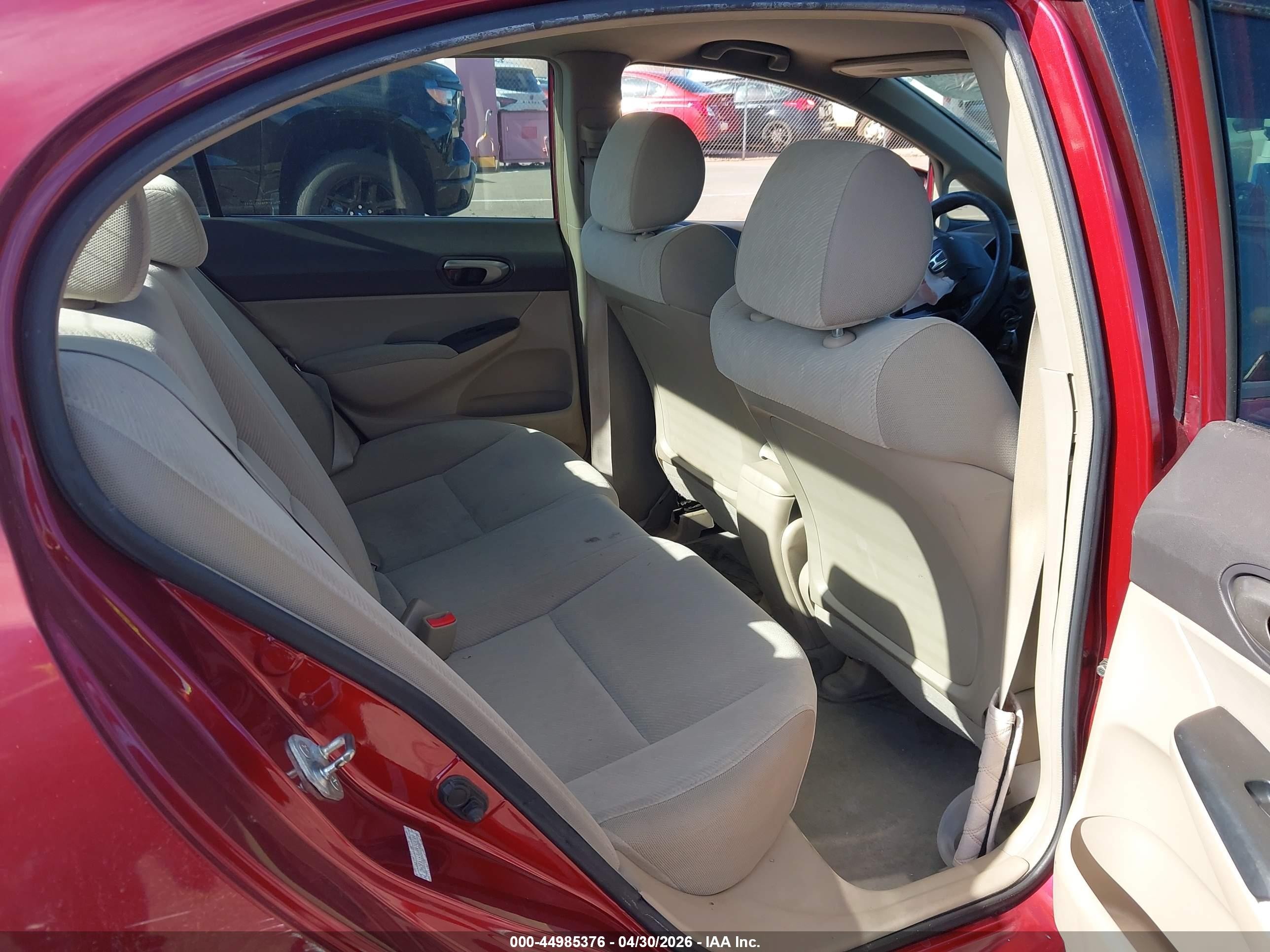 2009 Honda Civic Lx Красный vin: 2HGFA16569H358049