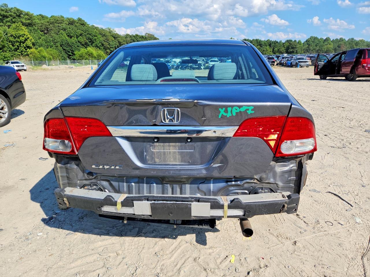 2009 Honda Civic Lx Gray vin: 2HGFA16569H362313
