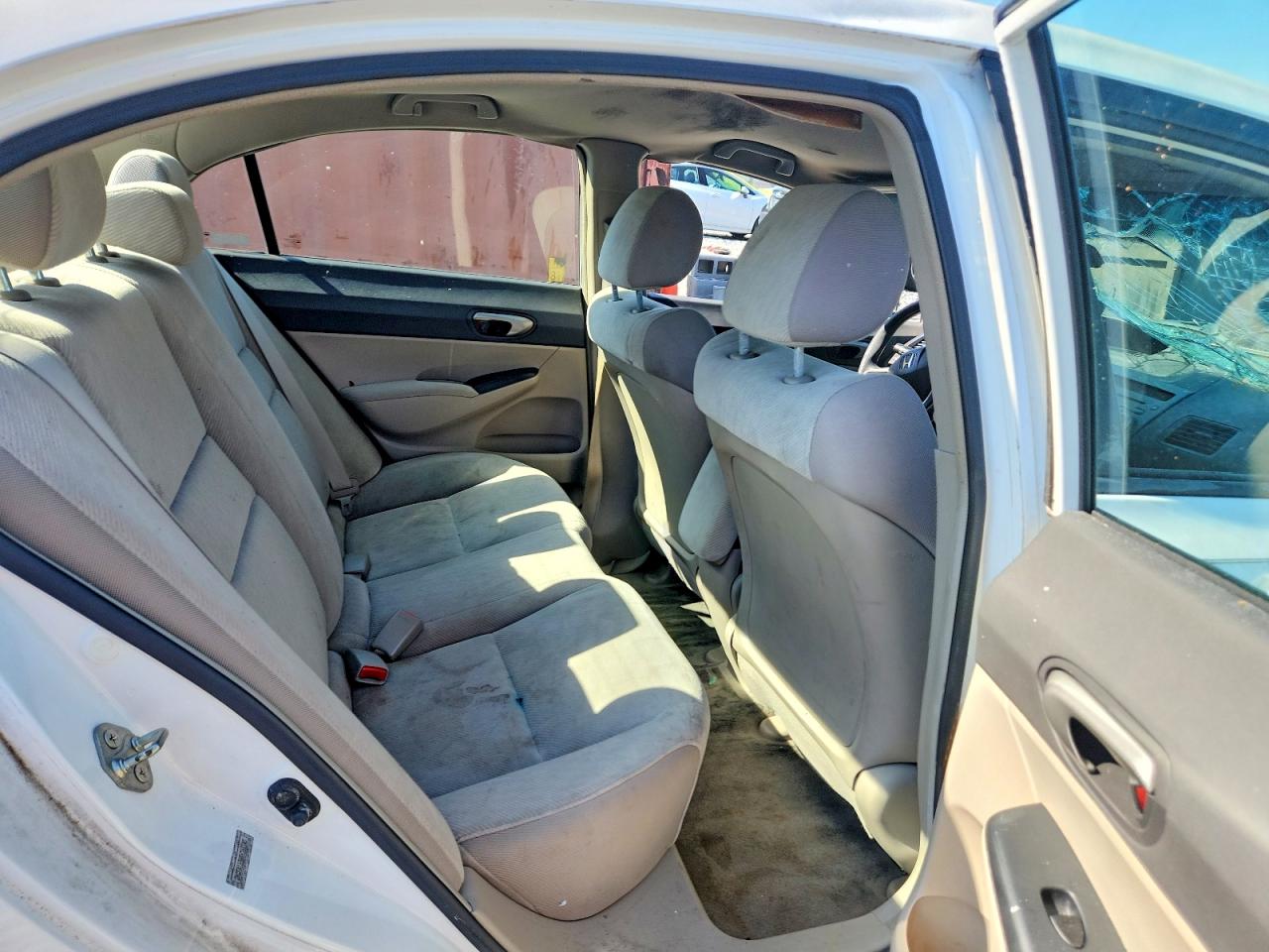 2009 Honda Civic Lx Белый vin: 2HGFA16569H368340