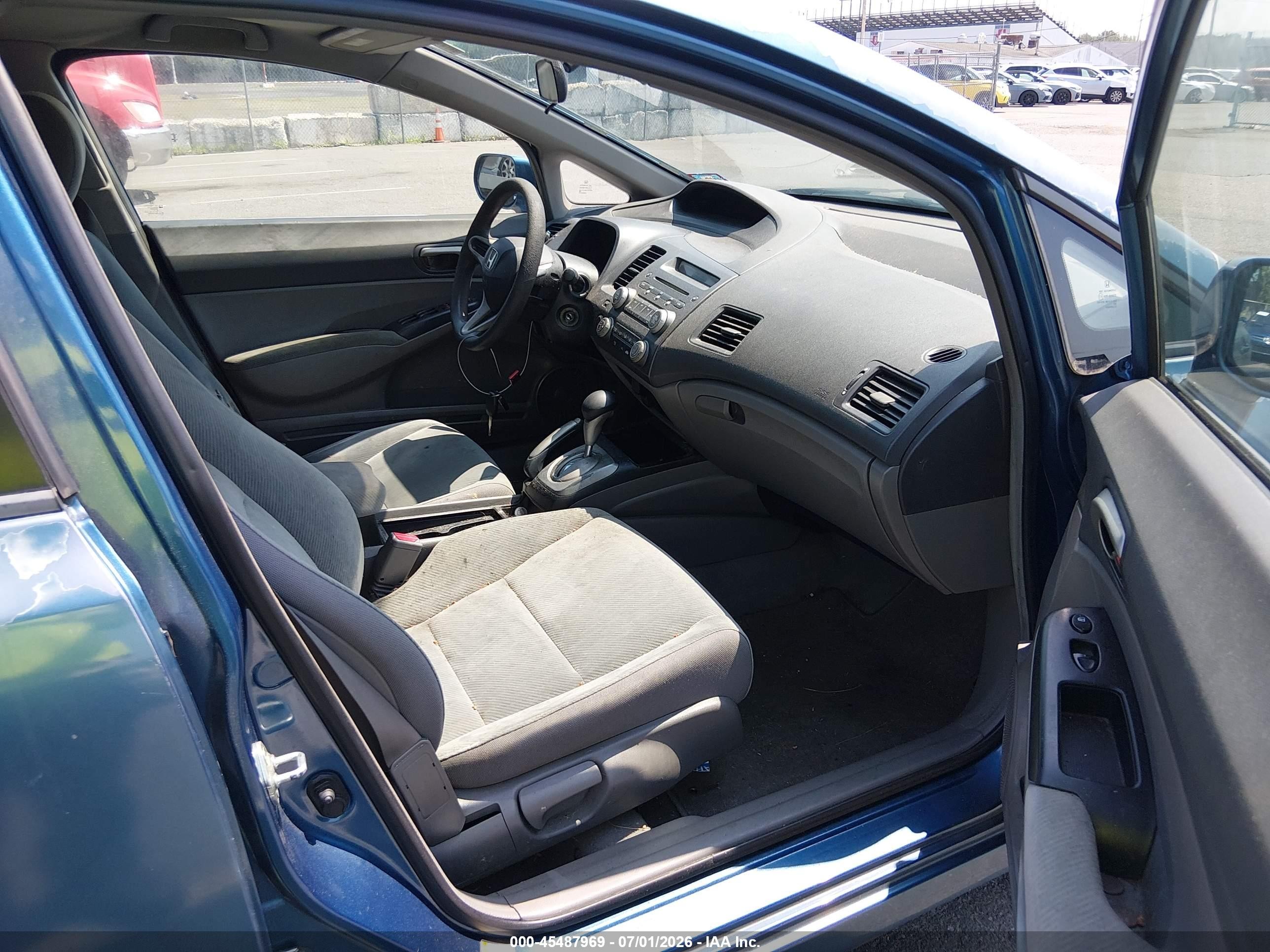 2009 Honda Civic Lx Blue vin: 2HGFA16569H502019