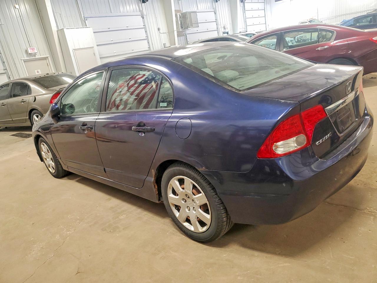 2009 Honda Civic Lx Blue vin: 2HGFA16569H506314