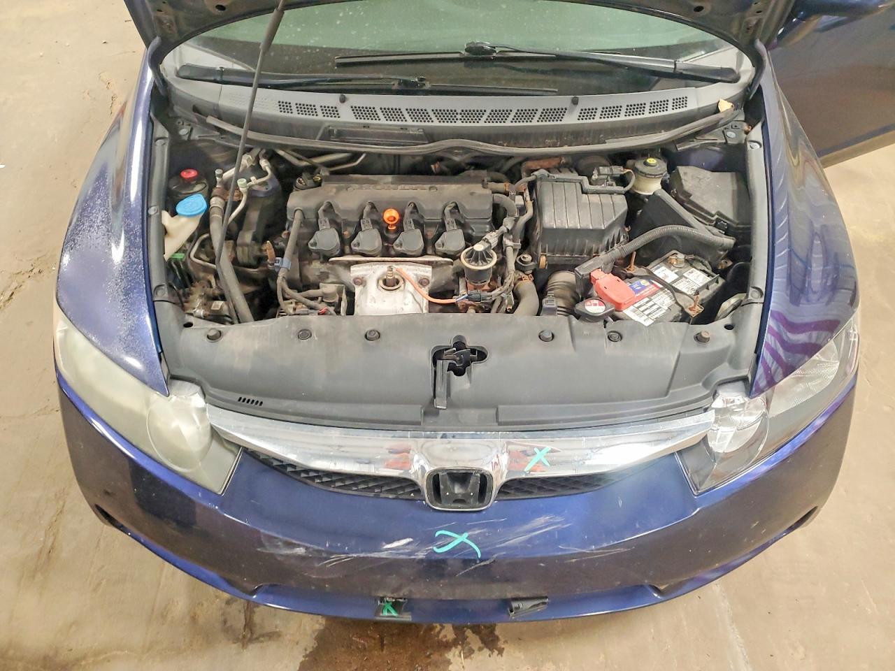 2009 Honda Civic Lx Blue vin: 2HGFA16569H506314