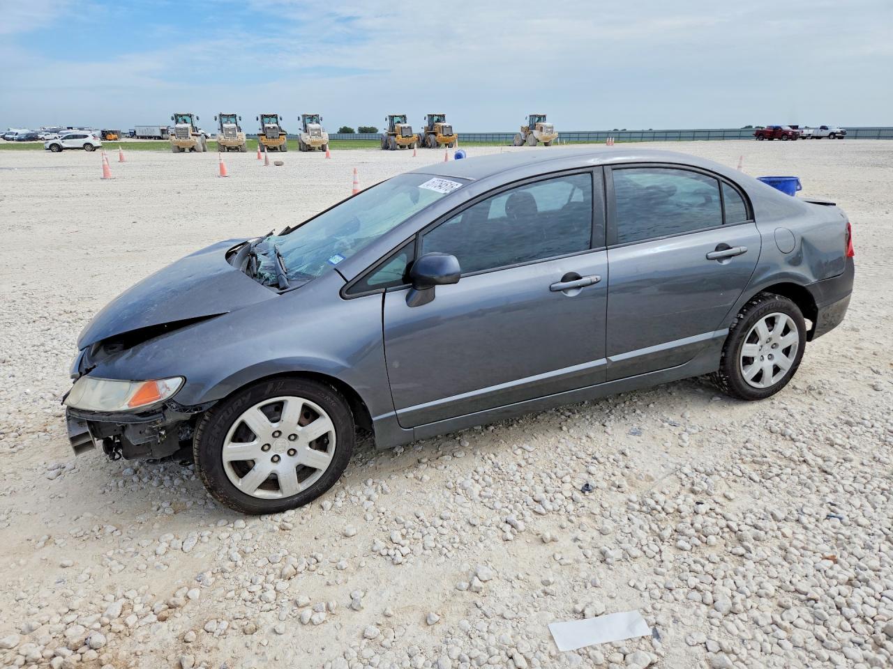 2009 Honda Civic Lx Серый vin: 2HGFA16569H526725