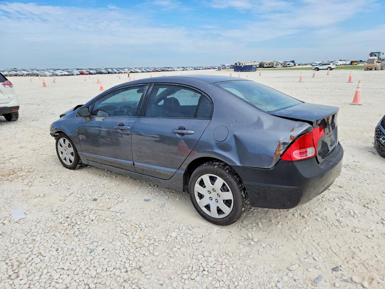 2009 Honda Civic Lx Gray vin: 2HGFA16569H526725