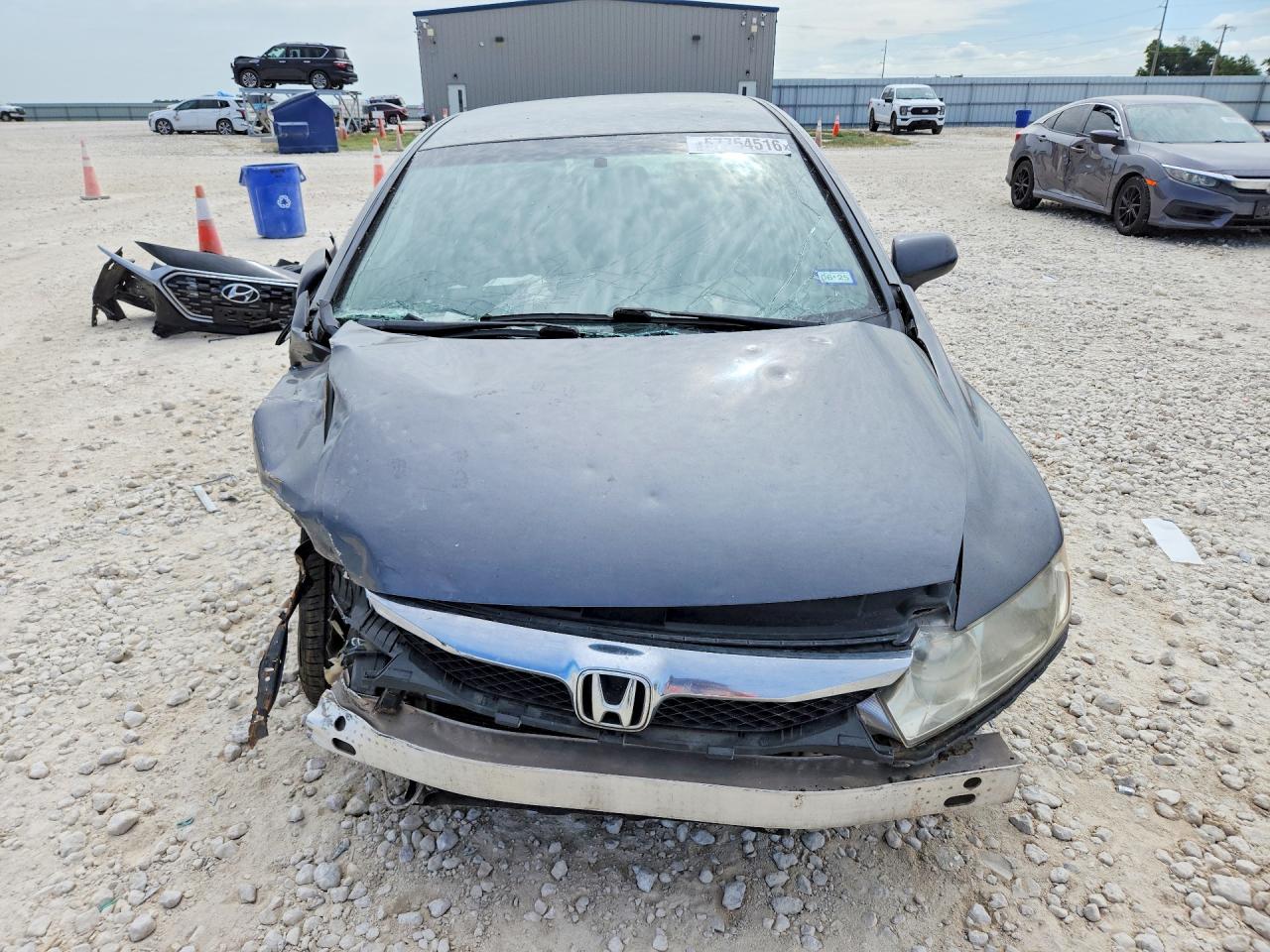 2009 Honda Civic Lx Gray vin: 2HGFA16569H526725