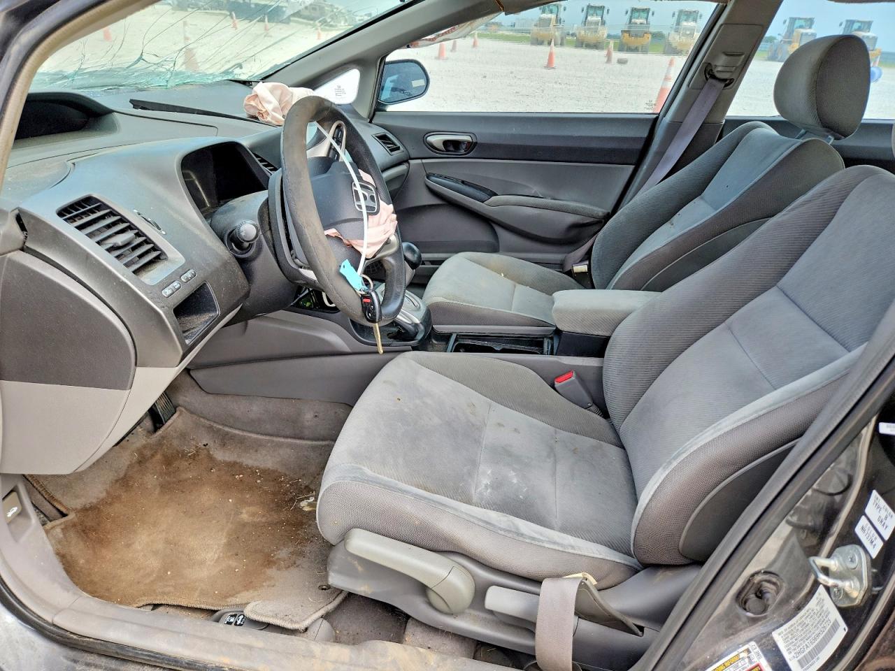 2009 Honda Civic Lx Gray vin: 2HGFA16569H526725