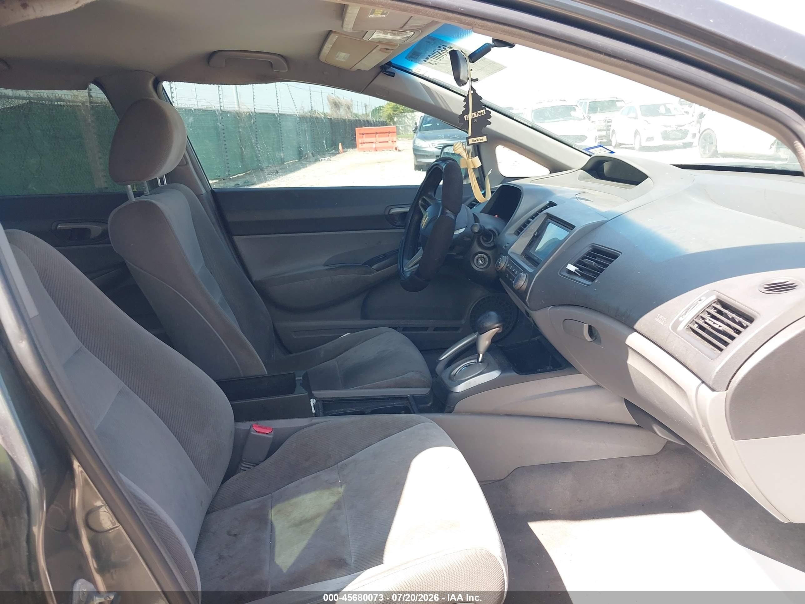 2009 Honda Civic Lx Gray vin: 2HGFA16569H531312