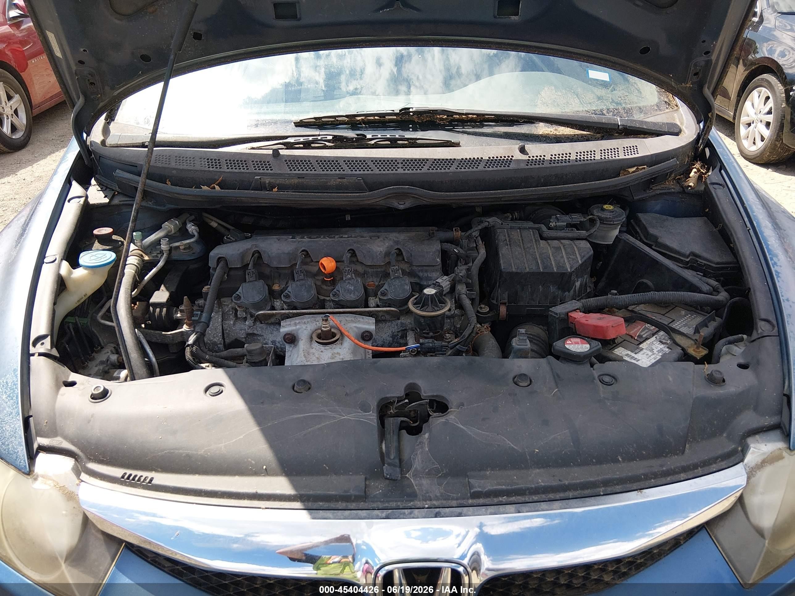 2009 Honda Civic Lx Синий vin: 2HGFA16569H539281