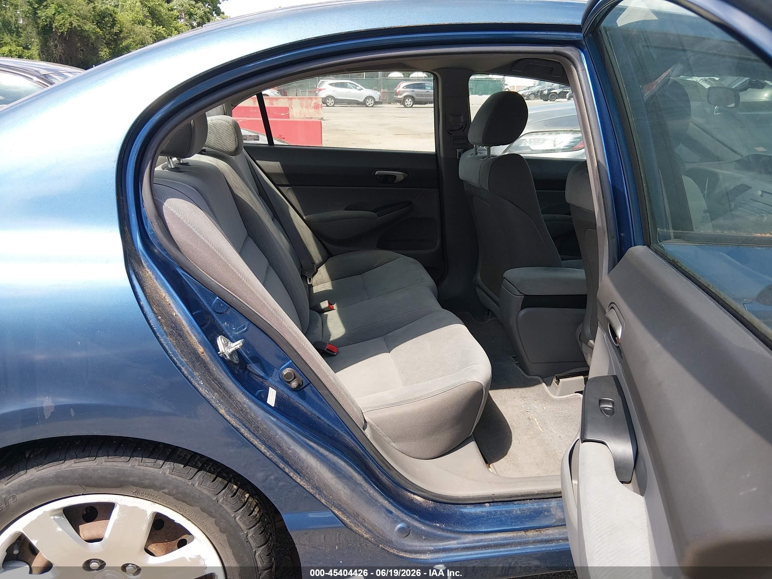 2009 Honda Civic Lx Синий vin: 2HGFA16569H539281
