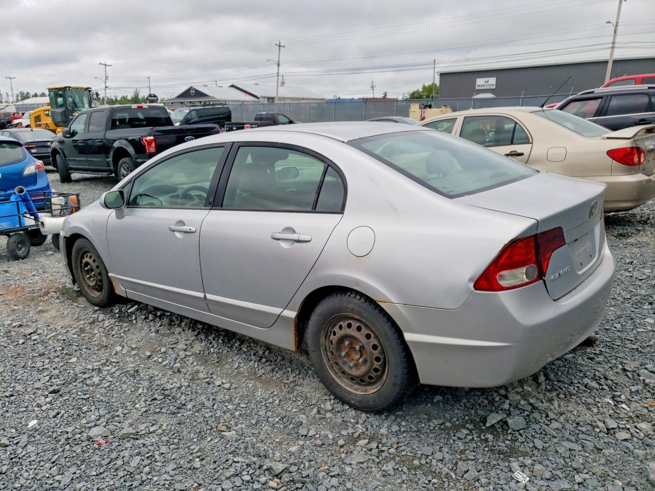 2006 Honda Civic Lx Silver vin: 2HGFA16576H029775