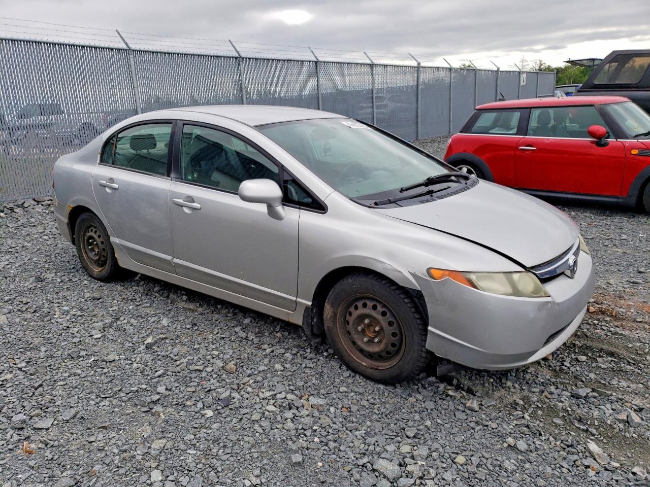 2006 Honda Civic Lx Silver vin: 2HGFA16576H029775