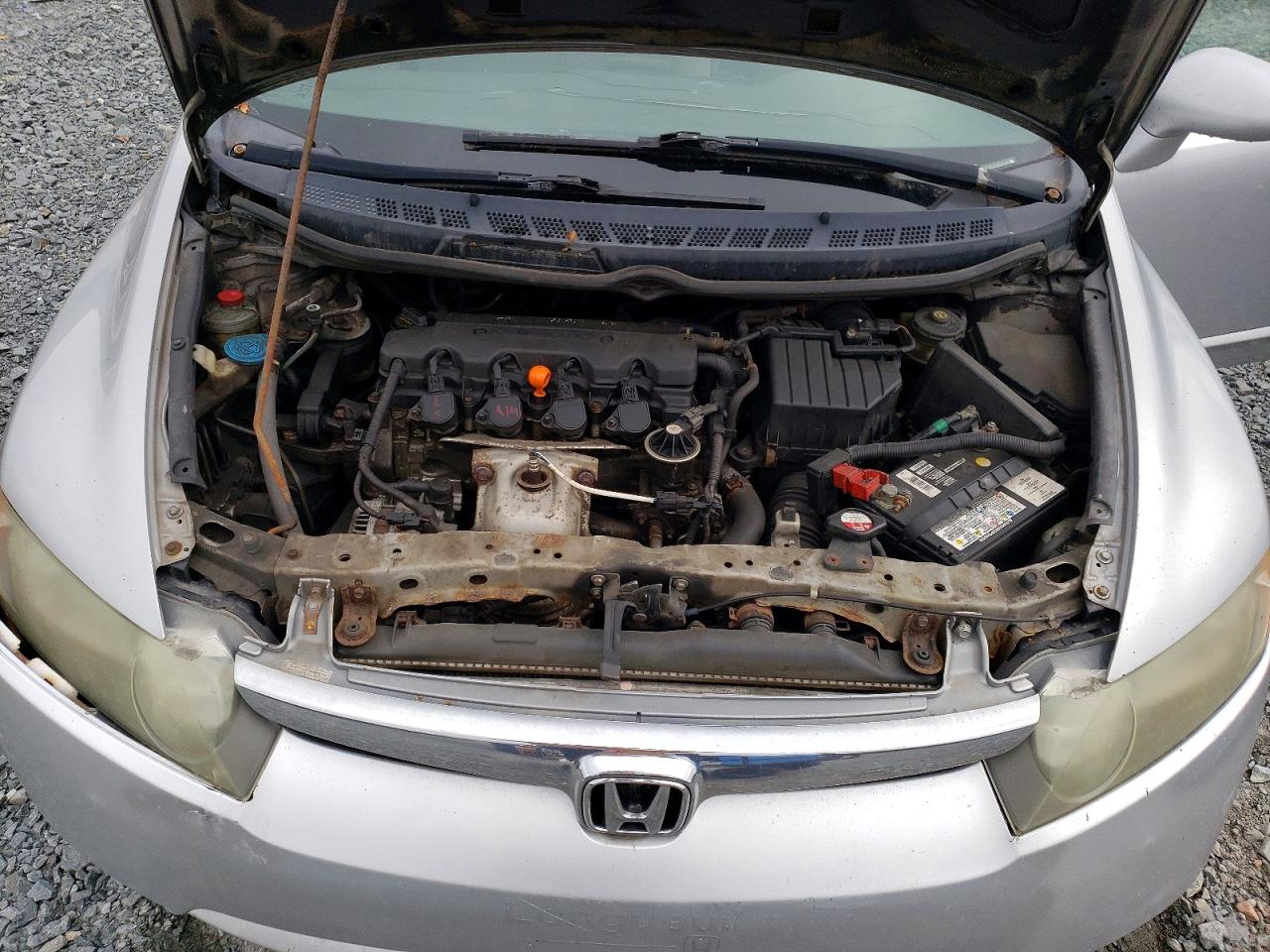 2006 Honda Civic Lx Silver vin: 2HGFA16576H029775