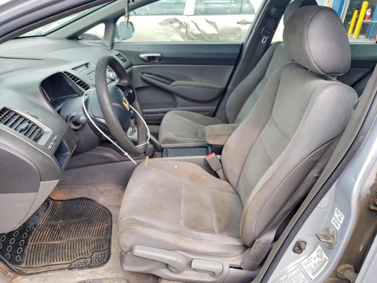 2006 Honda Civic Lx Silver vin: 2HGFA16576H029775