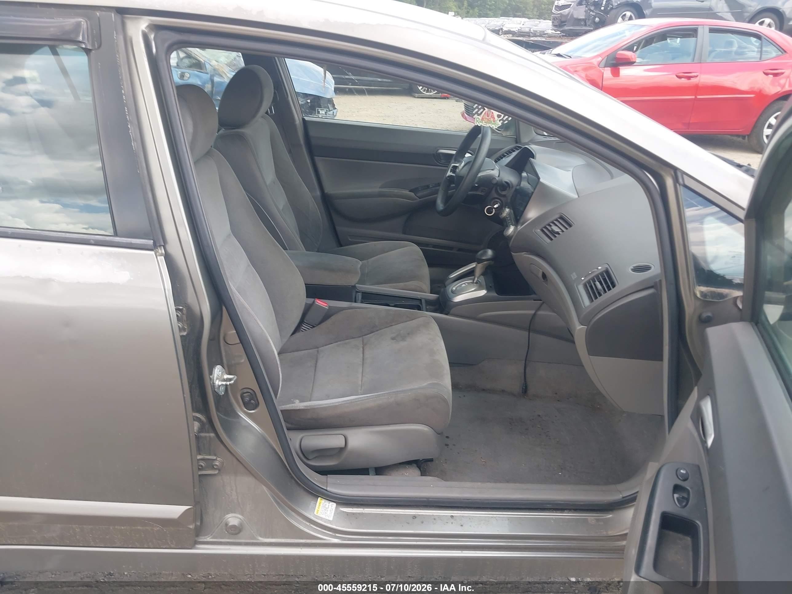 2006 Honda Civic Lx Gray vin: 2HGFA16576H500727