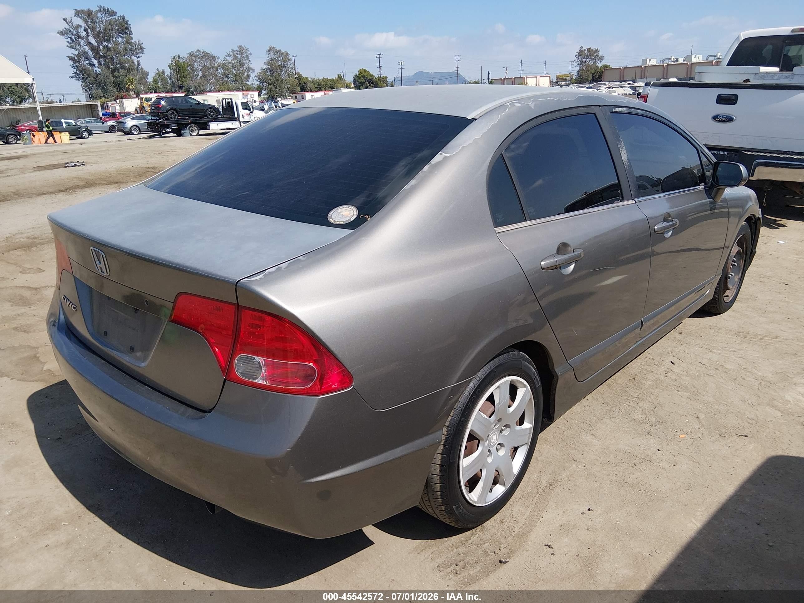 2006 Honda Civic Lx Champagne vin: 2HGFA16576H509430