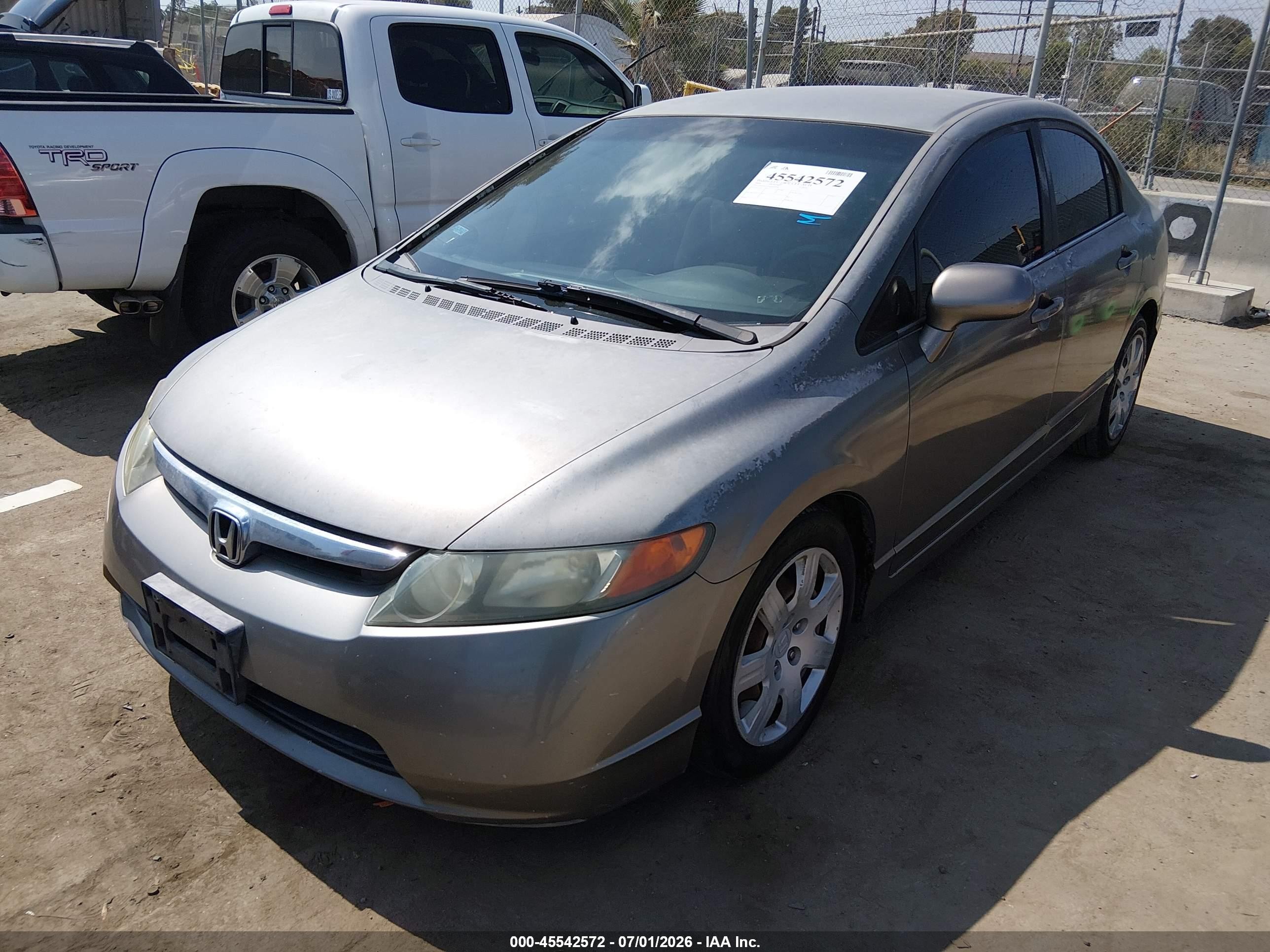 2006 Honda Civic Lx Champagne vin: 2HGFA16576H509430