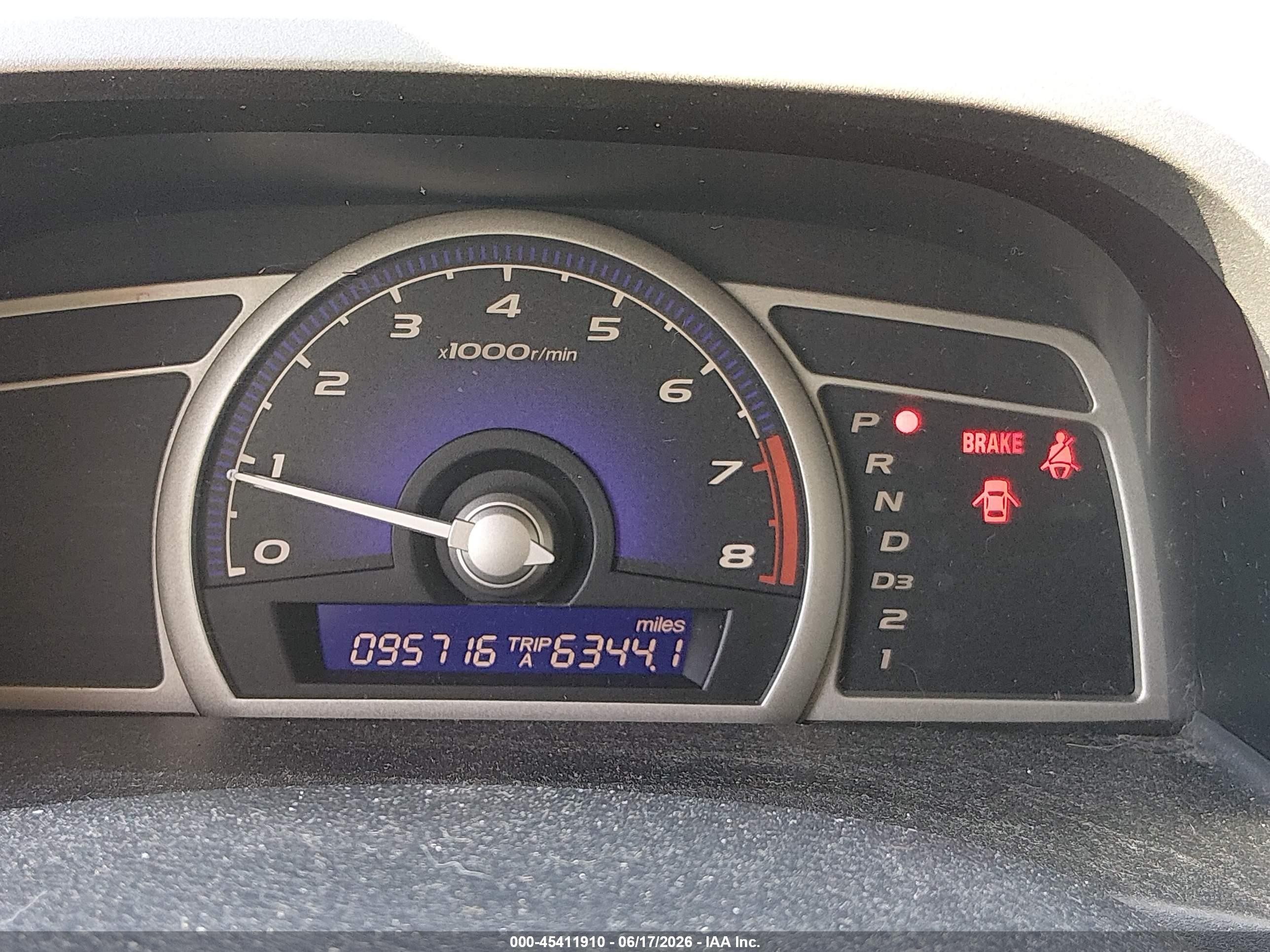 2006 Honda Civic Lx Maroon vin: 2HGFA16576H518242