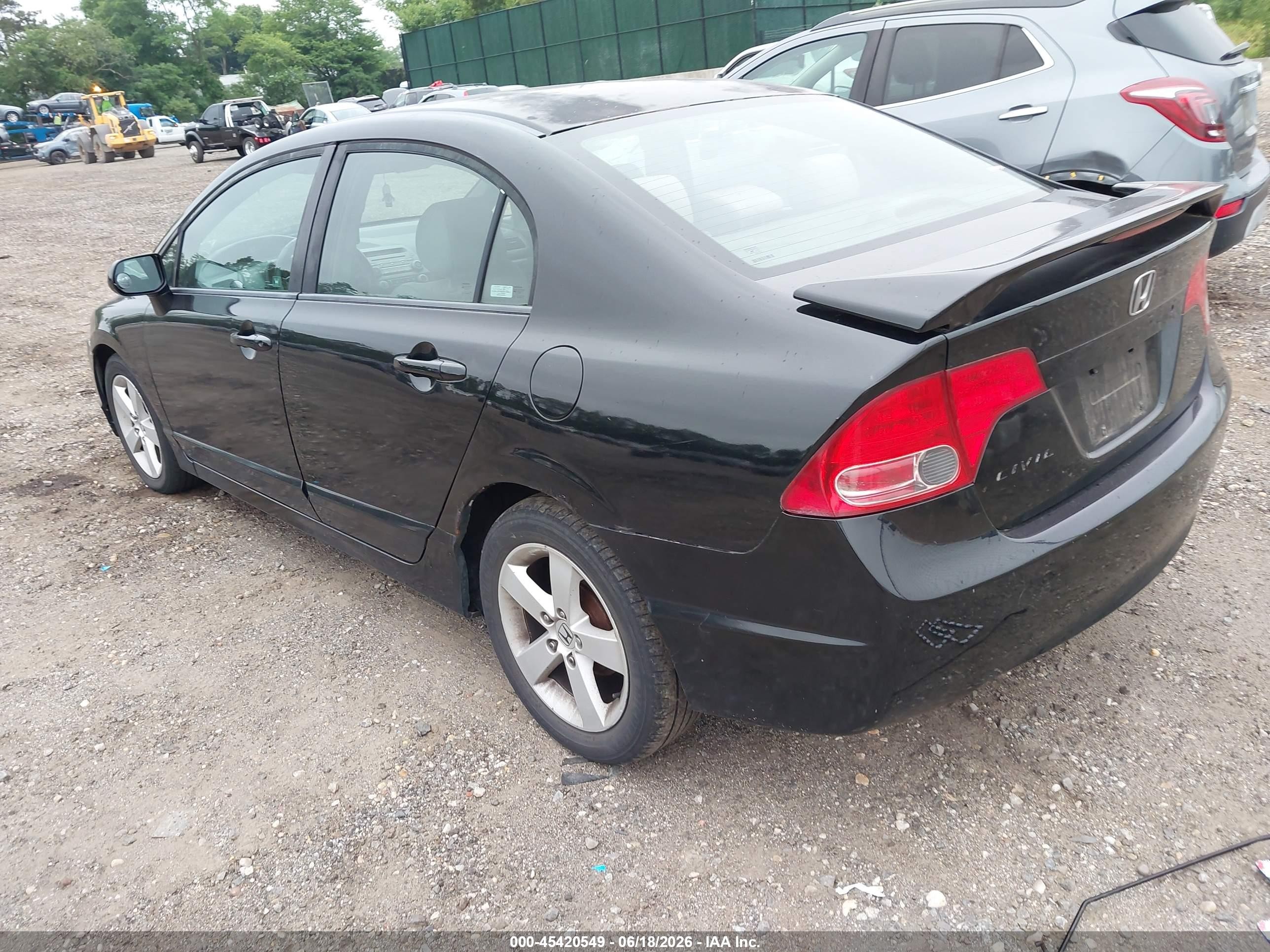 2007 Honda Civic Lx Black vin: 2HGFA16577H306510